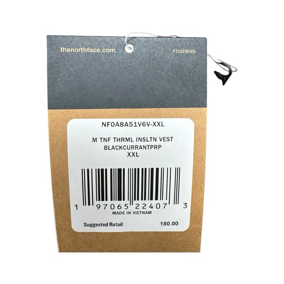 The North Face Thermoball Insulated Vest NFOA8A51V6V Men Size XXL - Picture 4 of 4